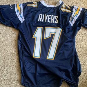 Philip Rivers San Diego/LA Chargers Official Reebok Replica Jersey Sz L